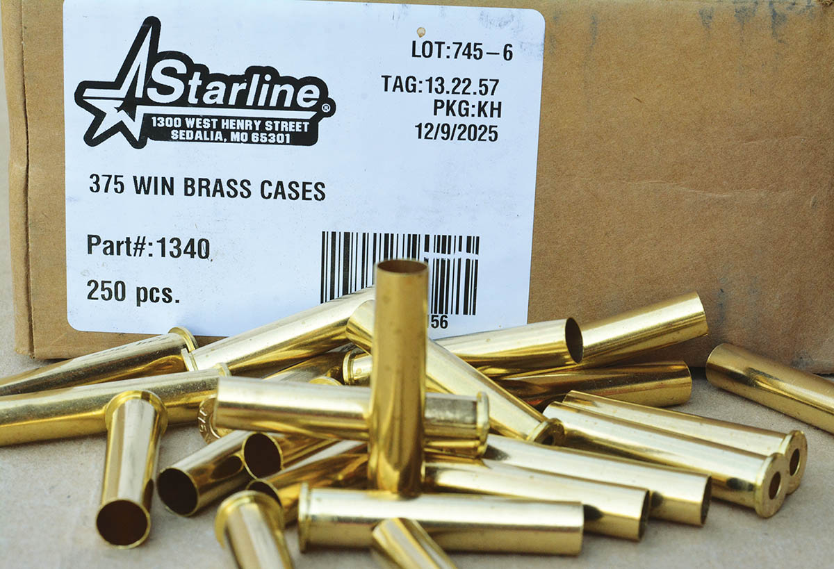 Starline cases for the 375 Winchester are readily available and offered factory direct.